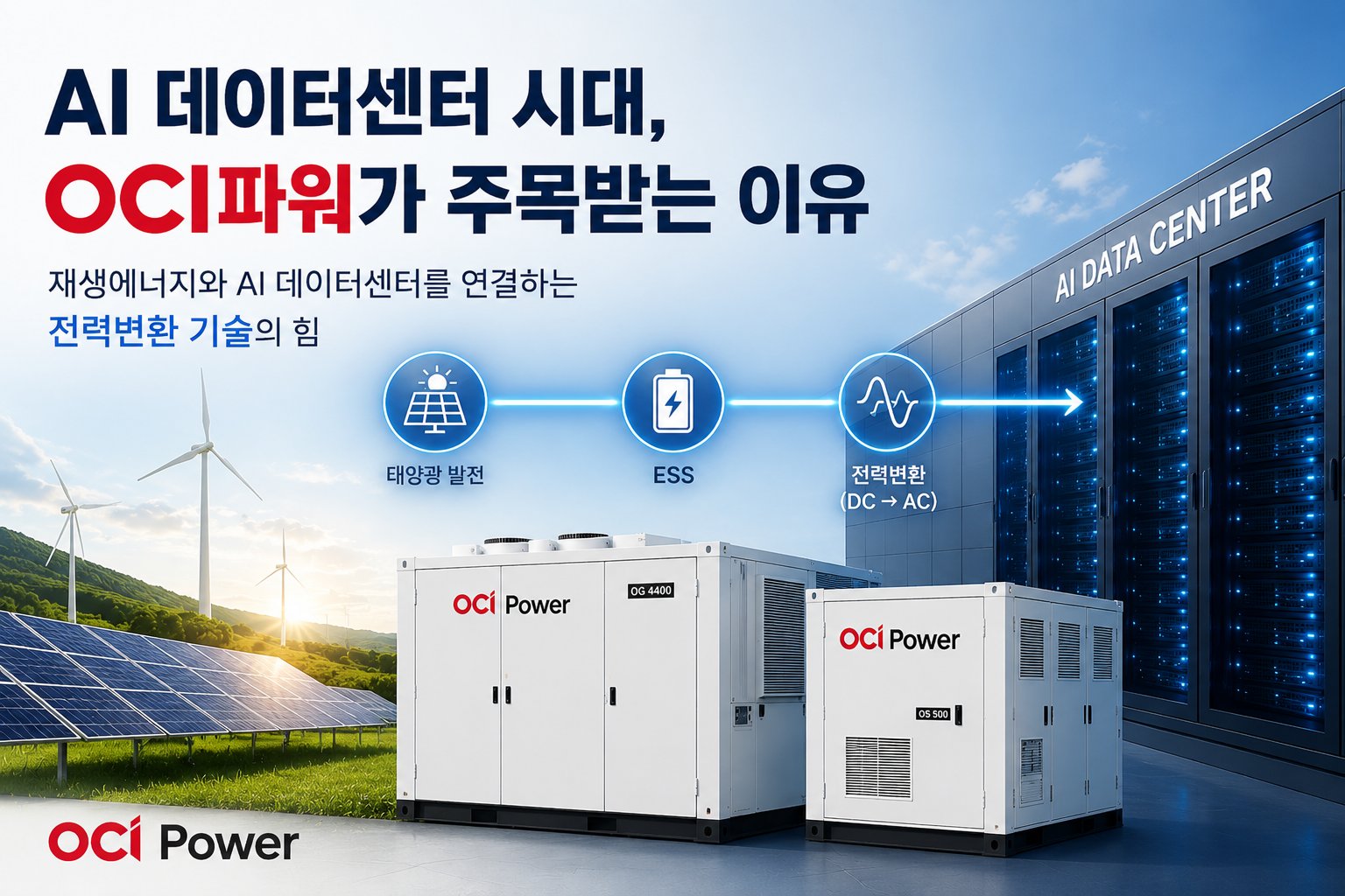 AI 데이터센터 시대, OCI파워가 주목받는 이유